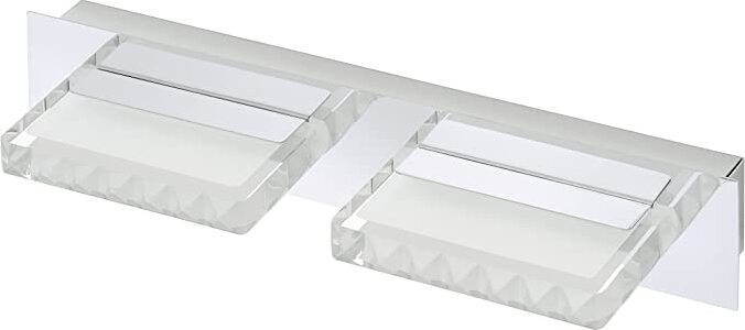 BRILONER---APPLLIQUE-TRASPARENTE-LED-DA-PARETE---2x6W-500LM