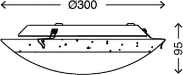 BRILONER---PLAFONIERA-LED-SILVER-DIAM.-30cm-8,4-watt-900-lumen-4000K-ARGENTO-ANTICHIZZATO