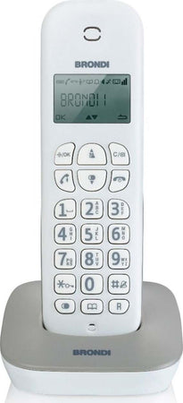 Brondi-Gala-Telefono-Cordless-Bianco/Grigio