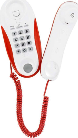 Brondi-Kenoby-Telefono-Slim-Con-Filo-Bianco/Rosso.