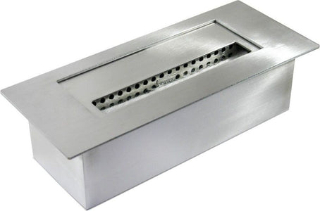 Bruciatore a Bioetanolo in Acciaio Inox serbatoio da incasso da 1,5 lt 30 cm Fai da te/Prodotti per la costruzione/Riscaldamento e raffreddamento/Sistemi mobili di climatizzazione/Riscaldamento/Caminetti gel ed etanolo Decor Space - Altamura, Commerciovirtuoso.it