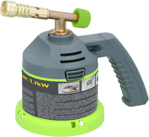 Bruciatore a Gas Fiamma Ossidrica 190g per Saldare e Bruciare Manico Ergonomico