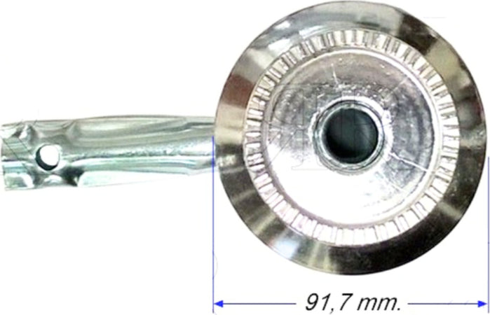Bruciatore-fornello-Parker-rapido-medio-dentato-tubo-lungo-originale