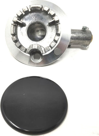 BRUCIATORE SEMIRAPIDO + PIATTELLO SPARTIFIAMMA PER PIANO COTTURA CANDY HOOVER IBERNA 91750053 91700043 Casa e cucina/Utensili da cucina/Bruciatori da cucina Rossi Ricambi - Venetico Marina, Commerciovirtuoso.it