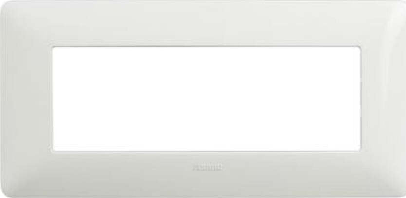 BTICINO---MATIX-PLACCA-6-MODULI---COLORE-BIANCO-E-MATERIALE-TECNOPOLIMERO