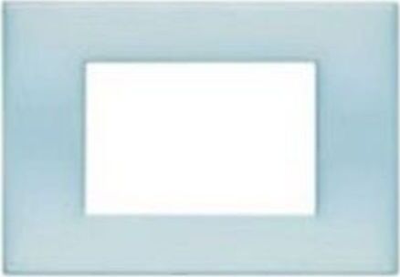 BTICINO---PLACCA-3-MODULI-BLU-OPALINO-N4803BP