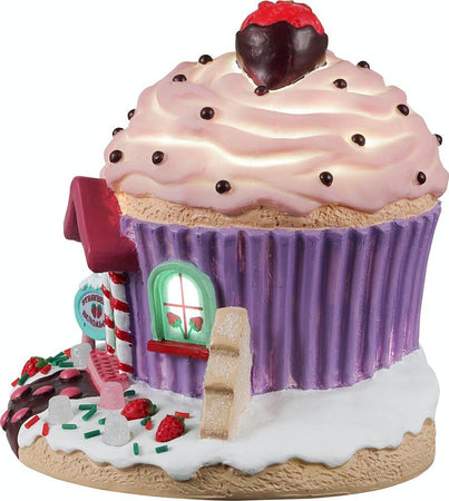 Bungalow Fragola , edificio luminoso per villaggio di Natale in Resina Casa e cucina/Decorazioni per interni/Addobbi e decorazioni per ricorrenze/Decorazioni natalizie/Oggettistica MagiediNatale.it - Altamura, Commerciovirtuoso.it