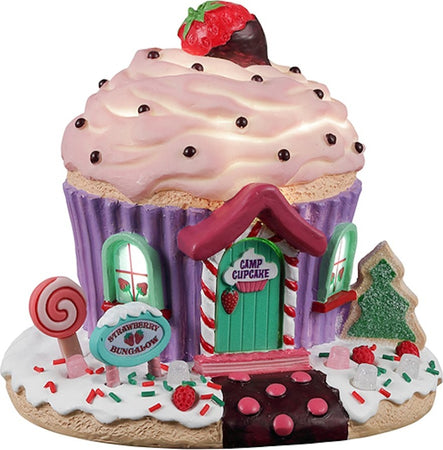 Bungalow Fragola , edificio luminoso per villaggio di Natale in Resina Casa e cucina/Decorazioni per interni/Addobbi e decorazioni per ricorrenze/Decorazioni natalizie/Oggettistica MagiediNatale.it - Altamura, Commerciovirtuoso.it