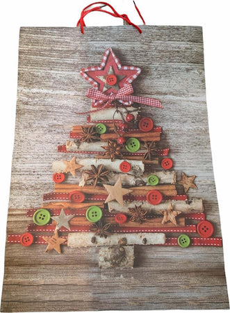 Busta per pacco regalo natalizio con disegno albero di natale 70 x 50 x h 18 cm Casa e cucina/Decorazioni per interni/Addobbi e decorazioni per ricorrenze/Decorazioni natalizie/Oggettistica MagiediNatale.it - Altamura, Commerciovirtuoso.it