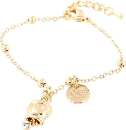 BYSIMON---Bracciale-in-Metallo-con-campanella-portafortuna-pendente,-impreziosita-da-punto-luce
