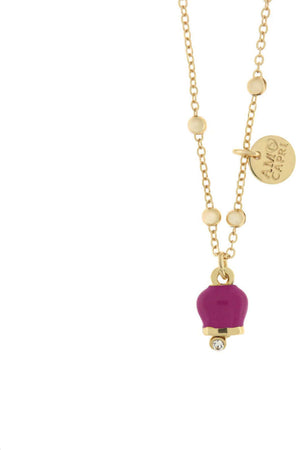 BYSIMON----Collana-in-Metallo-con-campanella-portafortuna-pendente,-impreziosita-da-smalto-e-cristalli