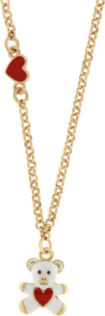 BYSIMON---Collana-in-Metallo-con-orso-bianco-e-cuore-rosso