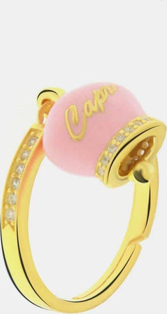 BYSIMON-Anello-Donna-in-Argento-925-con-campanella-rosa-Capri-e-zirconi