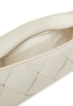 calvin klein BORSA CK WOVEN ELONGATED SHOULERD BAG da donna