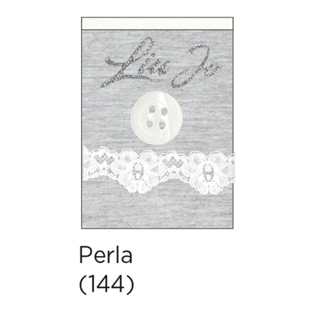 Camicia da notte donna Liu Jo DL0221 46, Serafino manica corta, in cotone e modal, stile essenziale Made in Italy