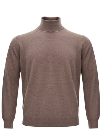 Kangra Maglia Dolcevita Misto Lana da uomo
