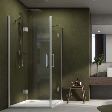 Cabina-doccia-Angolare-Giglio-2-Ante-Cristallo-8-mm-Trasparente-80x100x195h