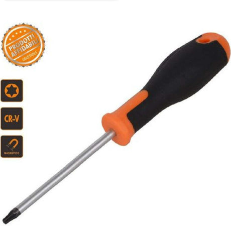 Cacciavite Giravite 4x100 Mm Con Punta Magnetica A Stella In Acciaio Cr-v 91884 Fai da te/Utensili elettrici e a mano/Utensili a mano/Cacciaviti/Cacciaviti a stella Trade Shop italia - Napoli, Commerciovirtuoso.it