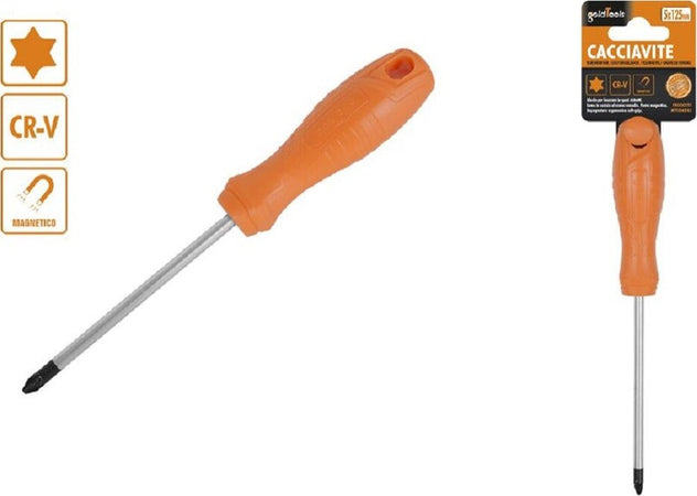Cacciavite Giravite 5 X 125mm Con Punta Magnetica A Stella In Acciaio Cr-v 97517 Fai da te/Utensili elettrici e a mano/Utensili a mano/Cacciaviti/Cacciaviti a stella Trade Shop italia - Napoli, Commerciovirtuoso.it