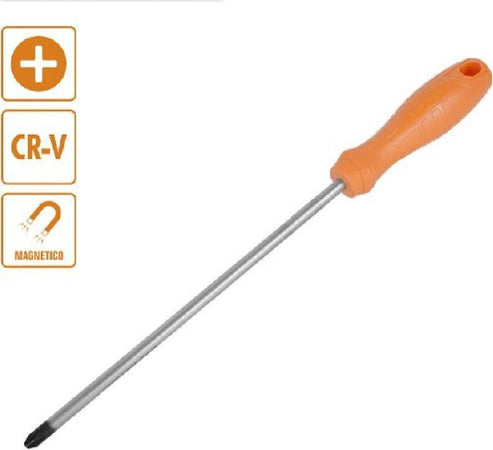 Cacciavite Giravite 6 X 250 Mm Con Punta Magnetica A Croce In Acciaio Cr-v 97508 Fai da te/Utensili elettrici e a mano/Utensili a mano/Cacciaviti/Cacciaviti a stella Trade Shop italia - Napoli, Commerciovirtuoso.it