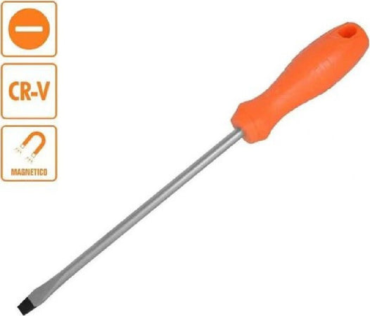 Cacciavite Giravite 6x100 Mm Con Punta Magnetica A Taglio In Acciaio Cr-v 97499 Fai da te/Utensili elettrici e a mano/Utensili a mano/Cacciaviti/Cacciaviti a stella Trade Shop italia - Napoli, Commerciovirtuoso.it