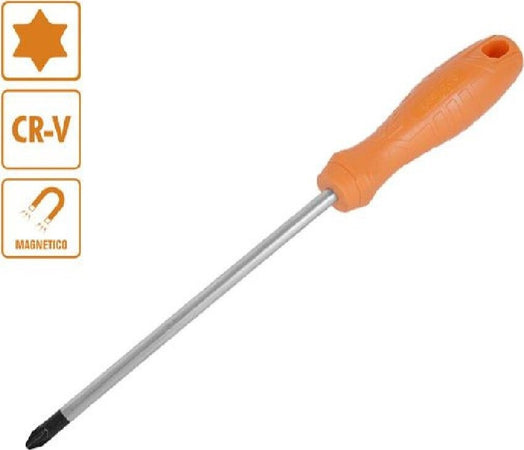 Cacciavite Giravite 6x150 Mm Con Punta Magnetica A Stella In Acciaio Cr-v 97518 Fai da te/Utensili elettrici e a mano/Utensili a mano/Cacciaviti/Cacciaviti a stella Trade Shop italia - Napoli, Commerciovirtuoso.it