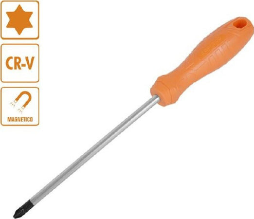 Cacciavite Giravite 6x200mm Con Punta Magnetica A Stella In Acciaio Cr-v 97519 Fai da te/Utensili elettrici e a mano/Utensili a mano/Cacciaviti/Cacciaviti a stella Trade Shop italia - Napoli, Commerciovirtuoso.it