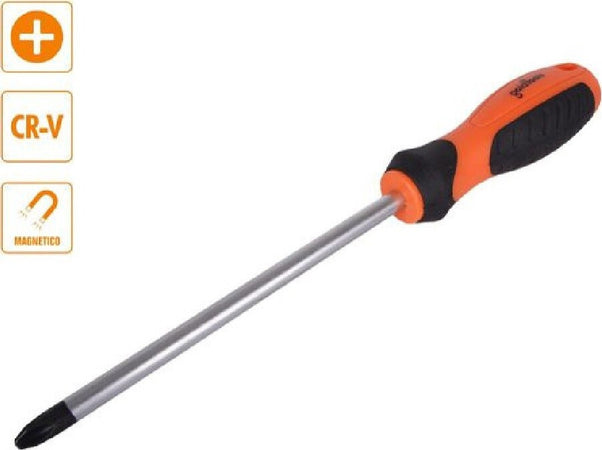 Cacciavite Giravite 8 X 250 Mm Con Punta Magnetica A Croce In Acciaio Cr-v 94861 Fai da te/Utensili elettrici e a mano/Utensili a mano/Cacciaviti/Cacciaviti a stella Trade Shop italia - Napoli, Commerciovirtuoso.it