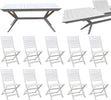 CAESAR---set-tavolo-da-giardino-allungabile-180/240x90-compreso-di-10-sedie-in-legno-massiccio-di-acacia-Bianco-Milani-Home