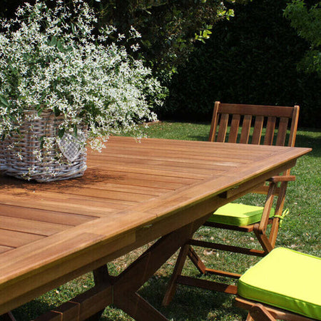 CAESAR---tavolo-da-giardino-allungabile-in-legno-massiccio-di-acacia-180/240x90-Marrone-Milani-Home