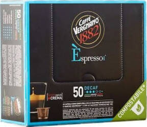 Caffe' Vergnano Capsule Compatibili Nespresso Compostabili Dek confezione 50 pezzi Alimentari e cura della casa/Caffè tè e bevande/Caffè/Cialde e capsule di caffè Non solo alimenti - Albano Laziale, Commerciovirtuoso.it