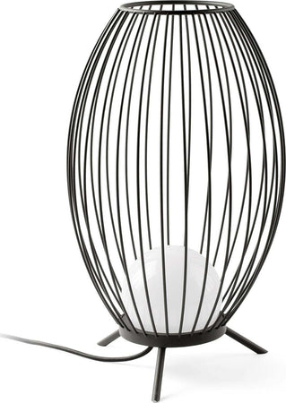 CAGE Lampada portatile grigio scuro Illuminazione/Illuminazione per interni/Lampade/Lampade da tavolo e abat-jour Led Mall Home - Napoli, Commerciovirtuoso.it