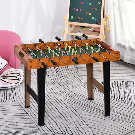 Calcio-Balilla-in-Legno-con-22-Giocatori-in-Formazione-3:4:3,-2-Palline-e-2-Segnapunti-Inclusi-84.5x40x61.2cm-RP3A70-052RP3