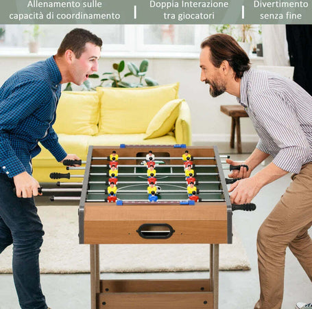 Calcio-Balilla-Pieghevole-in-Legno-con-6-Aste,-18-Giocatori-e-Segnapunti,-69x37x70cm-TP5A70-059TP5