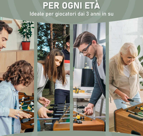 Calcio-Balilla-Professionale-per-Bambini-e-Adulti-con-Aste-in-Legno-MDF-92x46x78cm-TP4A70-022TP4