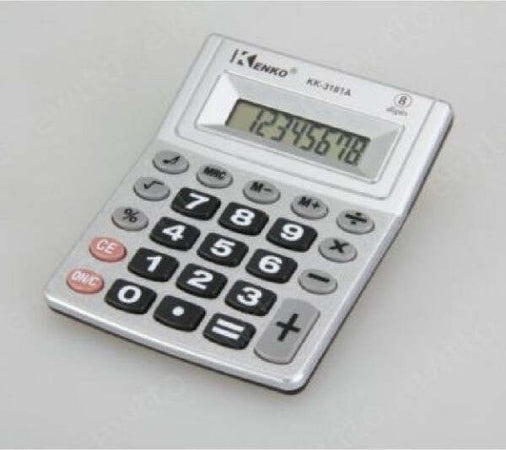 Calcolatrice-Elettronica-Digitale-Kenko-Kk-3181a-8-Cifre-Scuola-Ufficio