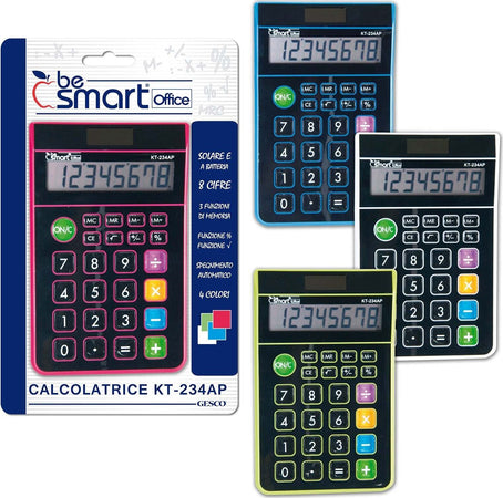 Calcolatrice grande hybrid power con visore inclinato assortiti Cancelleria e prodotti per ufficio/Elettronica per ufficio/Calcolatrici/Semplici Decor Space - Altamura, Commerciovirtuoso.it