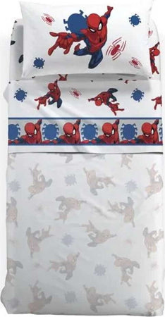 Caleffi Completo Lenzuola 1p E Mezza Spiderman America Disney Casa e cucina/Tessili per la casa/Biancheria per la cameretta/Lenzuola e federe/Set di lenzuola e federe La Bottega del Risparmio - Bari, Commerciovirtuoso.it
