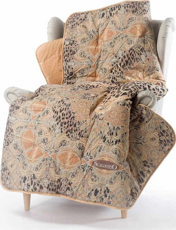 Caleffi-Plaid-Scaldotto-Panthere-Trapuntato-130x170cm-Cotone-Ottima-Idea-Regalo