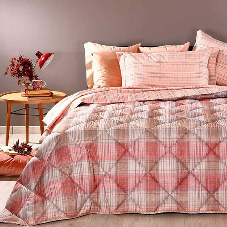 Caleffi Trapunta Matrimoniale Coperta Anallergica in Microfibra Check Microfibra 260x265 Cm Coperta Made in Italy Casa e cucina/Tessili per la casa/Biancheria da letto/Coperte e trapunte/Trapunte La Bottega del Risparmio - Bari, Commerciovirtuoso.it
