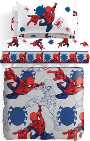 Caleffi Trapunta Piumone in Cotone 1 Piazza E Mezza per Bambini Spiderman America Casa e cucina/Tessili per la casa/Biancheria per la cameretta/Trapunte e copriletti La Bottega del Risparmio - Bari, Commerciovirtuoso.it