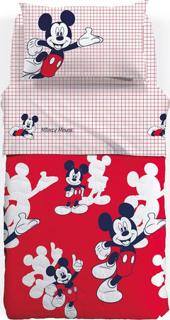 Caleffi Trapuntino Copriletto Bambini 170x260 Cm Trapuntato 1 Piazza Letto Singolo 100% Cotone Disney Topolino Imbottitura Sofy Fibra Anallergica Casa e cucina/Tessili per la casa/Biancheria per la cameretta/Trapunte e copriletti La Bottega del Risparmio - Bari, Commerciovirtuoso.it