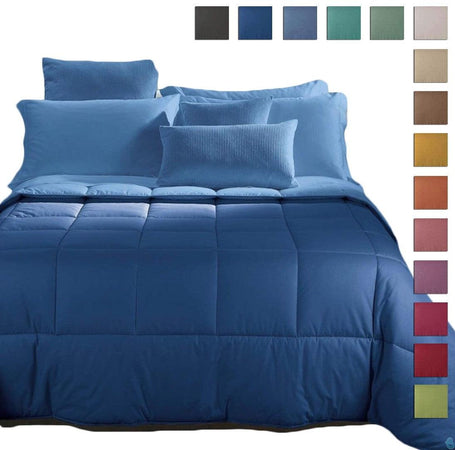 Caleffi Trapunta per Letto Matrimoniale in Cotone Bicolor D116 - Passarelli Biancheria