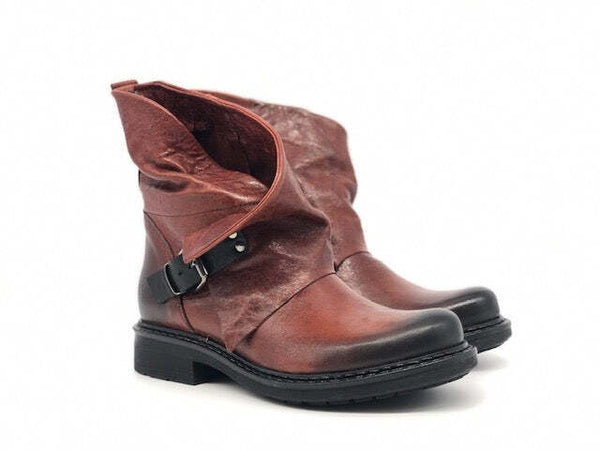 Calzature Durello Stivaletto Donna Vintage Rust