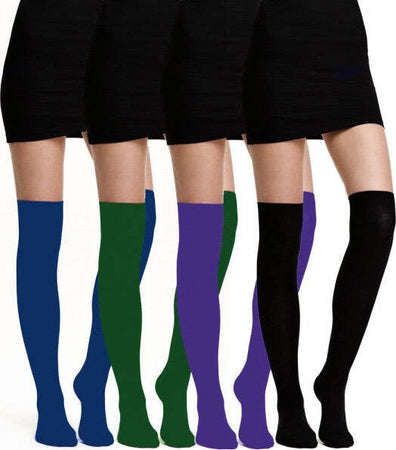 Calze-Parigine-Da-Donna-Lunghe-12-Paia-Vari-Colori-Calza-Parigina-Fs6121