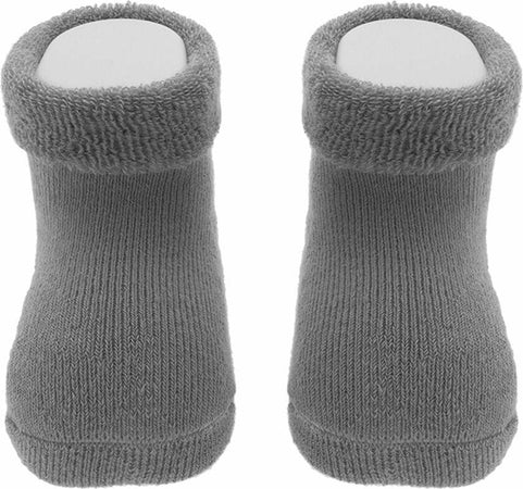 Calzine Liso Grigio Moda/Prima infanzia/Abbigliamento/Bambino 0-24/Calze e calzamaglie/Calzini La Casa Del Bebè - Napoli, Commerciovirtuoso.it
