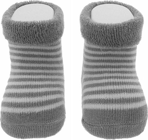 Calzine Listado Grigio Moda/Prima infanzia/Abbigliamento/Bambino 0-24/Calze e calzamaglie/Calzini La Casa Del Bebè - Napoli, Commerciovirtuoso.it