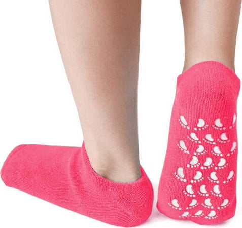 Calzini-Idratanti-Calzino-Spa-Esfoliante-Taglia-Unica-Gel-Antiscivolo-Pedalini
