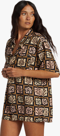 Camicia-Donna-Billabong-Tiki-Reef-Hemp
