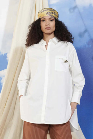 Camicia Donna Over Size Camicia Boyfriend Maniche Lunghe Tinta Unita Fashion Spacco Laterale Polsini Alti Chiusura Bottoni Tasca Moda/Donna/Abbigliamento/T-shirt top e bluse/Bluse e camicie You Store - Messina, Commerciovirtuoso.it